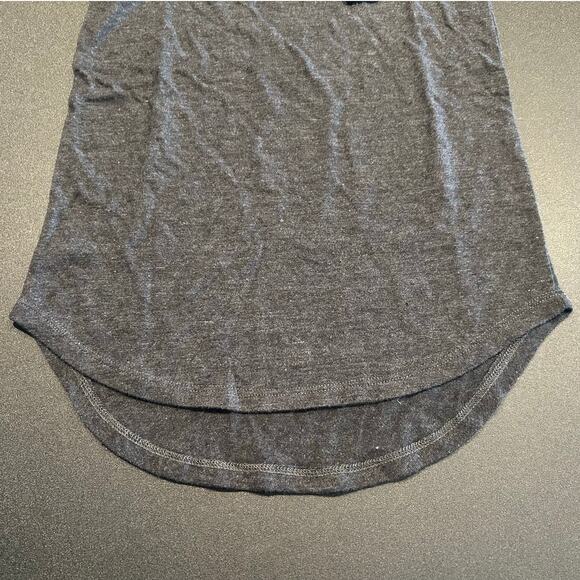 NWT Chaser Girls Ruffle Sleeve Tunic Tee/Tank, Gray, Girls Size 6 - Picture 4 of 5
